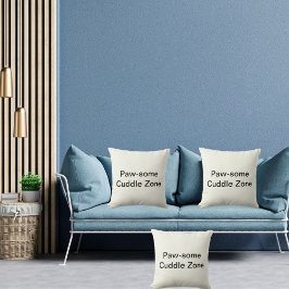 可愛い猫パワソメキュードルゾーンパーソナライズされたおもしろい クッション