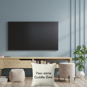 可愛い猫パワソメキュードルゾーンパーソナライズされたおもしろい クッション