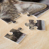 可愛い猫パーソナライズされたジグソーパズル ジグソーパズル (側面)