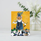 可愛い猫フラッパーアールデコダンサー1920年代はがき ポストカード (スタンド正面)