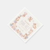 可愛い猫フローラガール1歳 スタンダードカクテルナプキン (角)