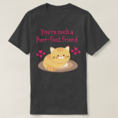 可愛い猫プリン Tシャツ (デザイン正面)