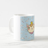 可愛い猫マグカップ – ピュアで愛らしい飲み物用品 コーヒーマグカップ (正面左)