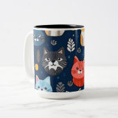 可愛い猫マグ ツートーンマグカップ (正面左)