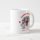 可愛い猫ママが大好きフォトグラフィック ジャンボコーヒーマグカップ (正面右)