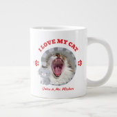 可愛い猫ママが大好きフォトグラフィック ジャンボコーヒーマグカップ (右)