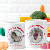 可愛い猫ママが大好きフォトグラフィック ジャンボコーヒーマグカップ