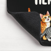 可愛い猫ママ世界最高のの猫飼い主おもしろい マウスパッド (コーナー)
