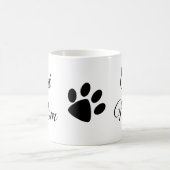 可愛い猫ママ絵柄 コーヒーマグカップ (中央)