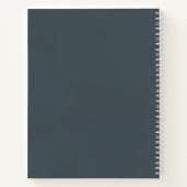 可愛い猫モダン柄 ノートブック (裏面)