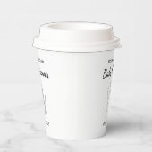 可愛い猫双子ベビーシャワー男女兼用 紙コップ (右)