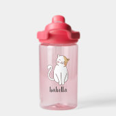 可愛い猫名を作る ウォーターボトル (背面)