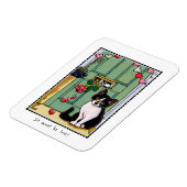 可愛い猫名前をカスタムする マグネット (左側)