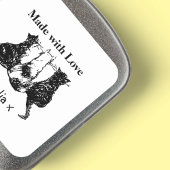 可愛い猫好きで作られている スクエアシール