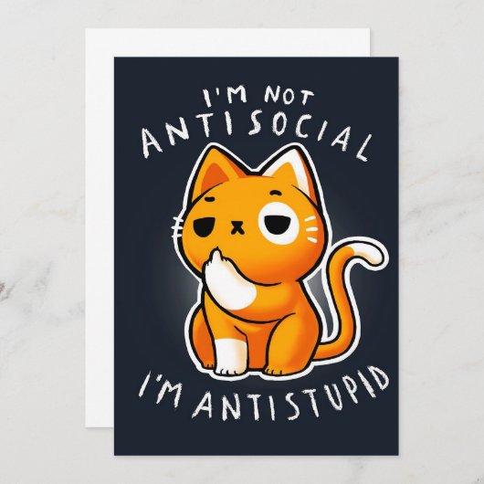 可愛い猫子猫プレゼント|クリスマス猫 (正面/裏面)