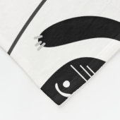 可愛い猫宇宙飛行士：キッズヴィンテージデザイン。 フリースブランケット (角)