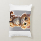 可愛い猫枕 アクセントクッション (裏面(縦))