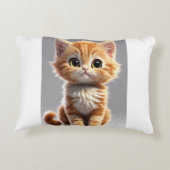 可愛い猫枕 アクセントクッション (裏面)