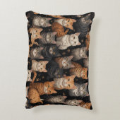 可愛い猫枕 アクセントクッション (裏面(縦))