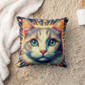 可愛い猫枕！ クッション (ブランケット)