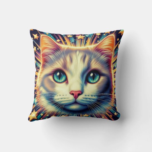 可愛い猫枕！ クッション (裏面)