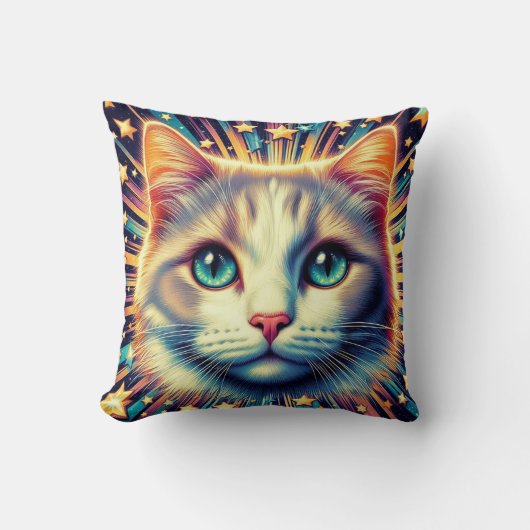 可愛い猫枕！ クッション (正面)