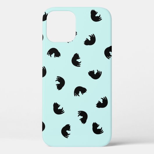 可愛い猫柄と背景色の変更が可能 Case-Mate iPhoneケース (裏面)