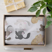 可愛い猫柄パーティーティッシュペーパー 薄葉紙 (ギフト)