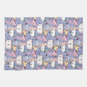 可愛い猫柄 キッチンタオル (横)