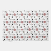 可愛い猫柄 キッチンタオル (横)