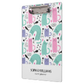 可愛い猫柄 クリップボード (左)