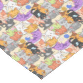 可愛い猫柄 テーブルクロス (アングル)