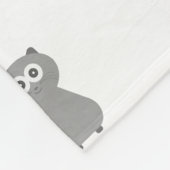 可愛い猫柄 フリースブランケット (角)