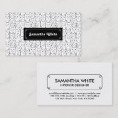 可愛い猫柄 名刺 (正面/裏面)