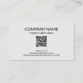 可愛い猫柄 名刺 (裏面)