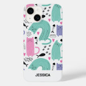 可愛い猫柄 Case-Mate iPhoneケース (裏面)