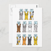 可愛い猫漫画 ポストカード (正面/裏面)