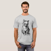 可愛い猫獣メンズTシャツ Tシャツ (正面フル)