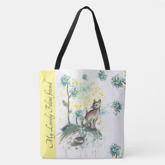 可愛い猫用トートバッグ トートバッグ (正面)
