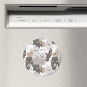 可愛い猫磁石 マグネット (インサイチュ (食洗機))