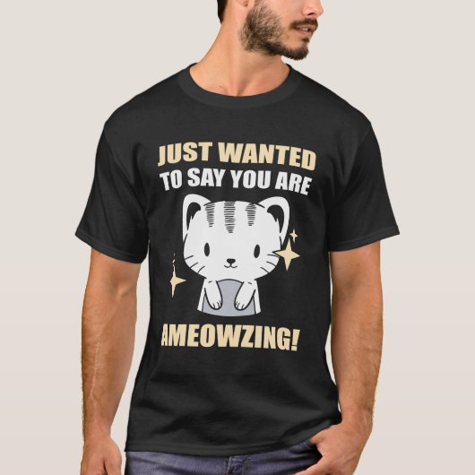 可愛い猫行動主義者 Tシャツ (正面)
