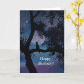 可愛い猫誕生日カード来真望! カード (黄色い花)