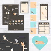 可愛い猫遊の壁家具シール シール