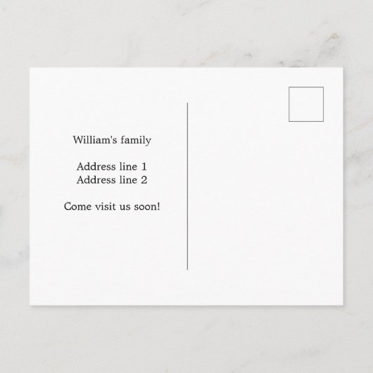 可愛い猫隠し写真はがきを移動 案内ポストカード (裏面)