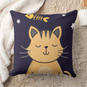 可愛い猫魚ドリームペットデコール子猫ホームデコール クッション (ブランケット)