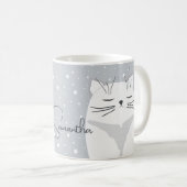 可愛い猫2023年のシンボル。 コーヒーマグカップ (正面右)