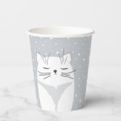 可愛い猫2023年のシンボル。 紙コップ (裏面)