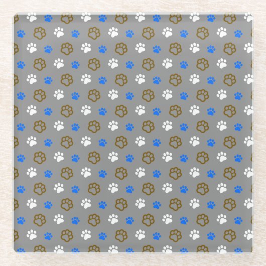 可愛い猫 ガラスコースター (正面)