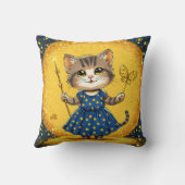 可愛い猫 クッション (裏面)