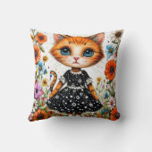 可愛い猫 クッション (裏面)